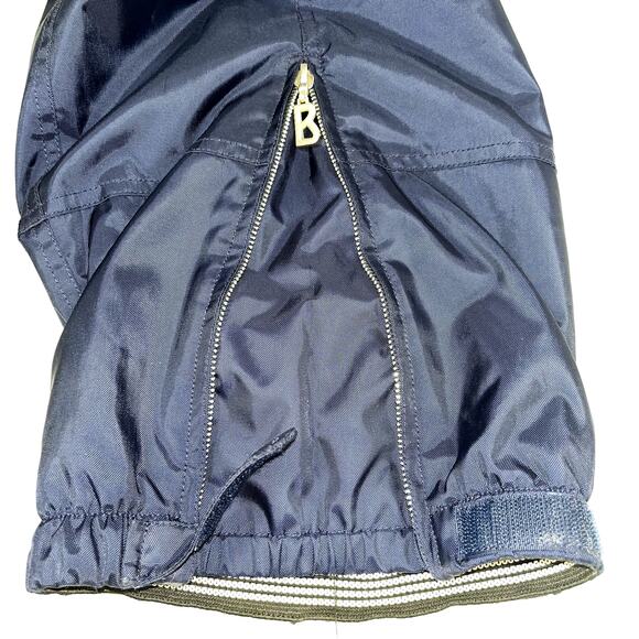 Bogner Active Hooded Ski Snowsuit Navy Wind Water Resistant Microfiber Mens 40 - Picture 11 of 16